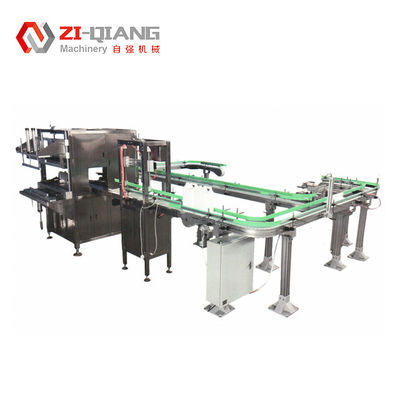 Hệ thống vận chuyển chai xoay dây chuyền linh hoạt 1 Ltr Máy đóng chai nước
